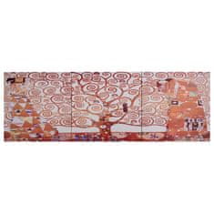 Vidaxl Slika na platnu rumeno drevo 120x40 cm