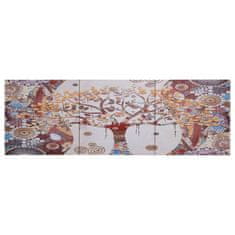 Vidaxl Slika na platnu drevo večbarvna 120x40 cm