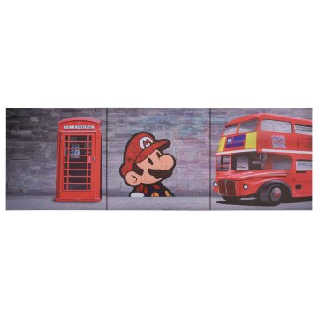 Vidaxl Slika na platnu London večbarvna 120x40 cm
