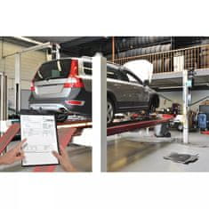Vidaxl Držalo za seznam popravil v delavnici A4 10 kosov črno 580040