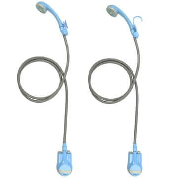 Vidaxl Prenosni tuš komplet polnilen 3,7 V