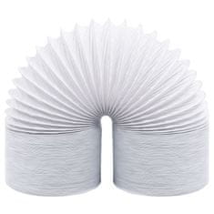 Vidaxl Izpušna cev PVC 6 m 12,5 cm