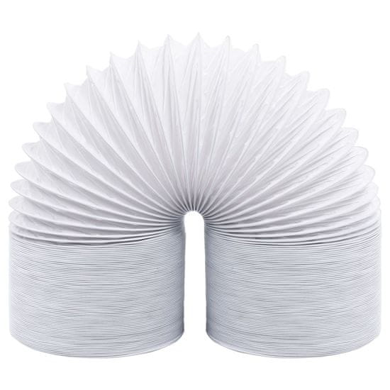 Vidaxl Izpušna cev PVC 6 m 12,5 cm
