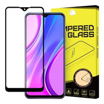 MG Full Glue Super Tough zaščitno steklo za Xiaomi Redmi 9, črna