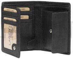 Lagen Moška usnjena denarnica 2103 E Black