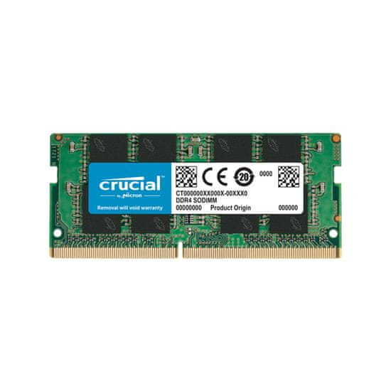 Crucial pomnilnik (RAM), 16 GB, DDR4, PC4-25600, 3200 MT/s, CL22, SODIMM (CT16G4SFRA32A)