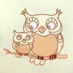 NEW BABY Ovijanje z lokom in ojačitvijo Owls beige