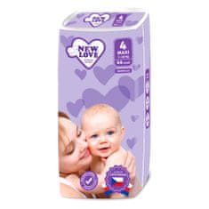 New Love Premium comfort 4 MAXI otroške plenice za enkratno uporabo 7-18 kg 44 kosov