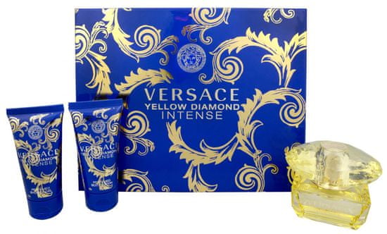 Versace set Yellow Diamond Intense, EDP, gel za tuširanje, losjon za telo