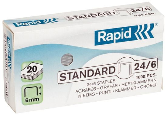 Rapid Standard sponke, 24/6 mm, 1000/1