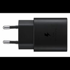 Samsung hišni polnilec 220 V adapter, EP-TA800XBE, 25 W, črn