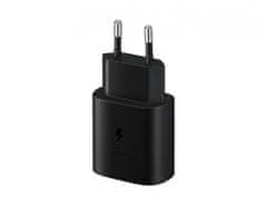 Samsung hišni polnilec 220 V adapter, EP-TA800XBE, 25 W, črn