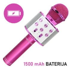 Forever BMS-300 mikrofon in zvočnik, roza