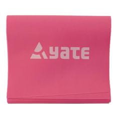 Yate Elastični vadbeni trak FIT BAND 200 x12 cm srednji / rdeča