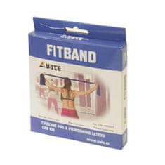 Yate Vadbeni elastični trak FIT BAND 120 x12 cm, zelo trd / modra