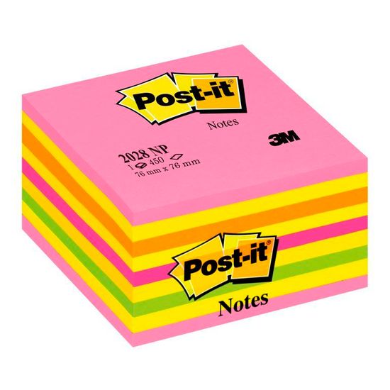Post-It 2028-NP Post-it kocka Lollipop, roza