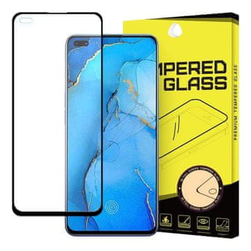 MG Full Glue Super Tough zaščitno steklo za Oppo Reno 3 Pro, črna
