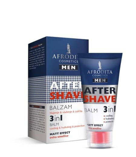 Kozmetika Afrodita Men After Shave balzam, 3 v 1, 50 ml
