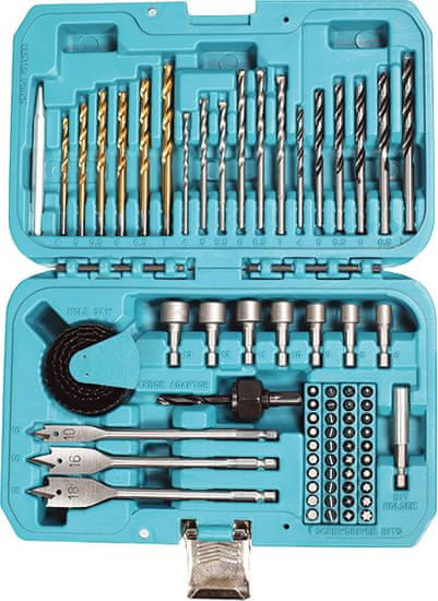 Makita 75-delni set za vrtanje in vijačenje P-90233