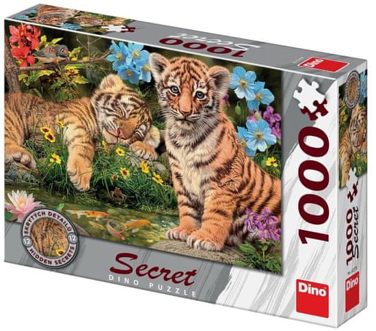 Dino Secret collection: Tigri sestavljanka, 1000 delov