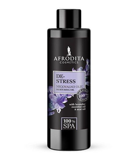 Kozmetika Afrodita 100 % Spa De-Stress olje za telo, negovalno, 150 ml