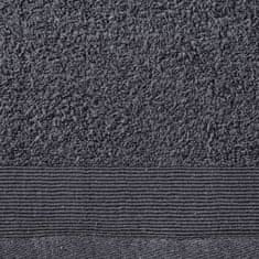 Vidaxl Brisače za tuširanje 5 kosov bombaž 450 gsm 70x140cm antracitne