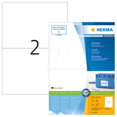 Herma Superprint 4282 etikete, A4, 210 x 148 mm, bele, 100 kom