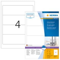 Herma Superprint 4284 etikete, A4, 192 x 61 mm, bele, 100 kom