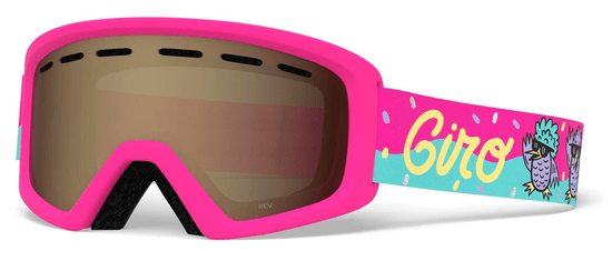 Giro otroška smučarska očala Rev AR40, roza/roza leča