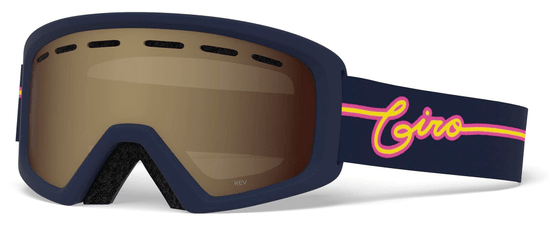 Giro otroška smučarska očala Rev AR40, temno modra/roza leča
