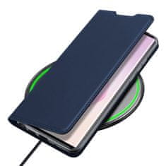Dux Ducis Skin Pro usnjeni flip ovitek za Samsung Galaxy Note 20, modra