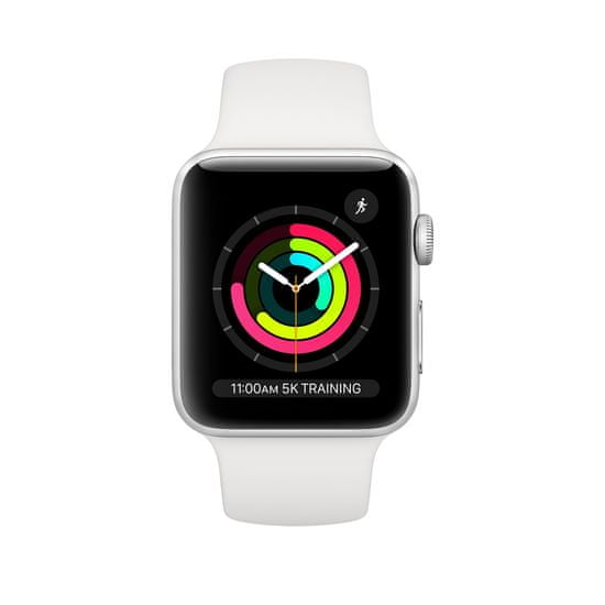 Apple Watch Series 3 GPS pametna ura 38 mm srebrno aluminijasto