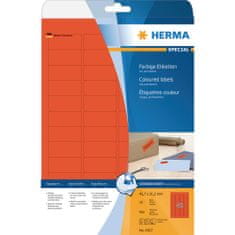 Herma Superprint 4367 etikete, 45,7 x 21,2 mm, rdeče, 20 kos