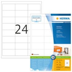 Herma Superprint4670 etikete, A4, 66 x 33,8 mm, bele