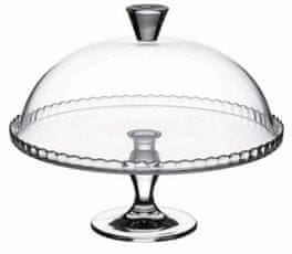 Pasabahce stekleno stojalo za torto s pokrovom, 32 cm