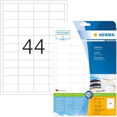Herma Superprint 5051 etikete, A4, 48,3 x 25,4 mm, bele