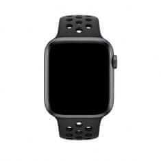 Apple Watch 44 mm Nike športni pašček, Anthracite/Black, S/M & M/L