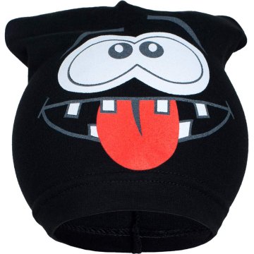 NEW BABY Pomladna otroška kapa črna - 104 (3-4 leta)