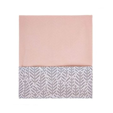 Womar Otroška dvostranska odeja Velvet 75x100 sivo-lososova