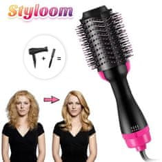 Mormark Električna krtača za lase, Krtača za sušenje las, Oblikovanje las, Ravnanje las, Volumen las | STYLOOM 2.0