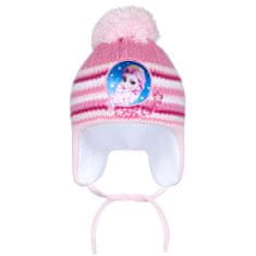 NEW BABY Zimska otroška kapa Lisa svetlo roza - 104 (3-4 leta)