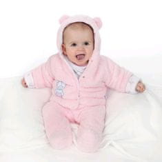NEW BABY Zimski plašč Nice Bear pink - 86 (12-18m)