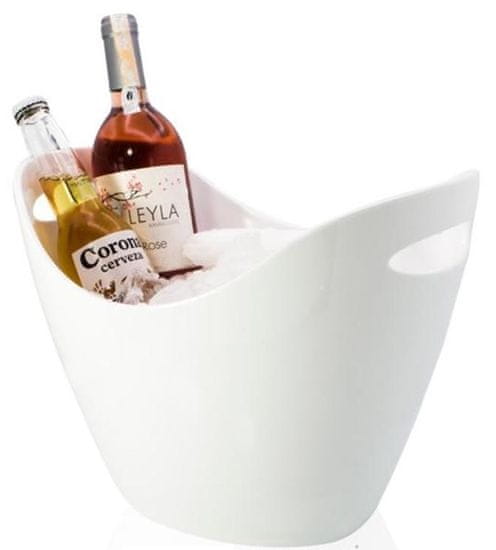 Rubikap Disco posoda za šampanjec, 26x35 cm, bela