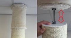 RHR Quality Praskalnik Maine Coon Tower Cream PLUS