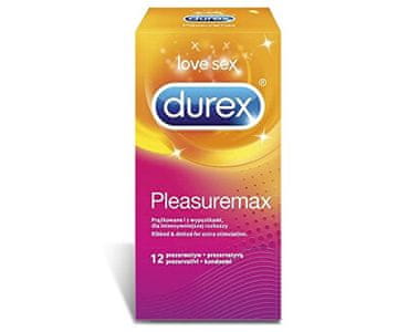  Durex kondomi Pleasure Max, 12 kosov 