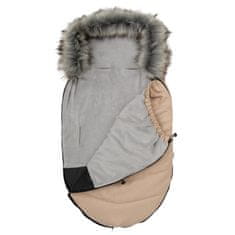 NEW BABY otroški slinček s krznom bež