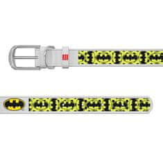 WAUDOG Usnjena ovratnica Batman DC COMICS bela 18-24 cm, širina: 9 mm Črna