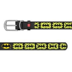 WAUDOG Usnjena ovratnica Batman DC COMICS črna 18-24 cm, širina: 9 mm Črna