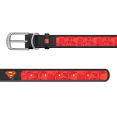 WAUDOG Usnjena ovratnica Superman DC COMICS črna 18-24 cm, širina: 9 mm Črna
