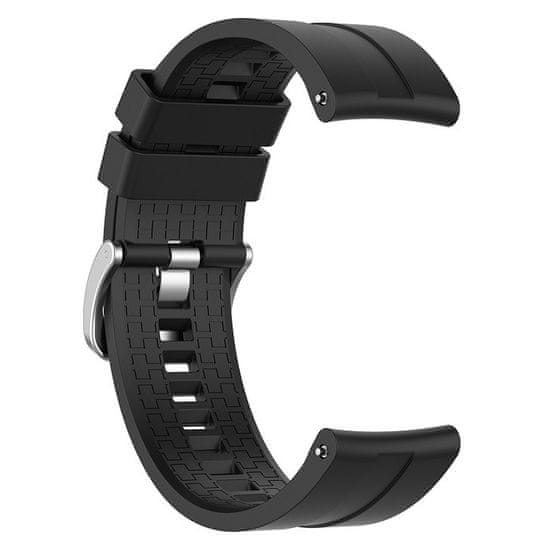 BStrap Silicone Cube pašček za Huawei Watch GT 42mm, black